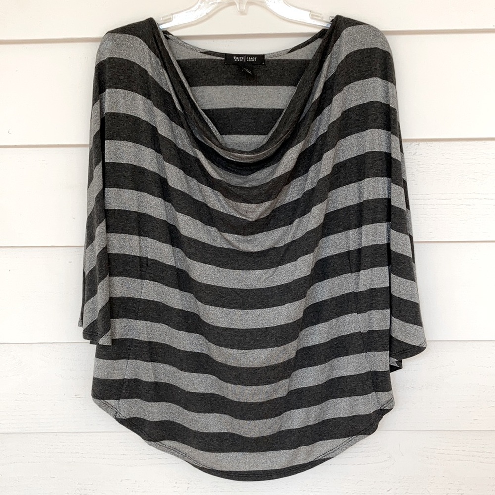 WHBM sparkly top w/ batwing sleeves